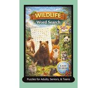 Wildlife Word Search Book: Word Search Puzzles with Easy to Read Print about Wildlife, Habitats, Animals and More | 6 x 9 inches with 120 pages ... Gift for Holidays, Relaxation, and Family Fun!