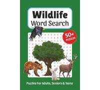 Wildlife Word Search Puzzle Book: Word Searches about Wildlife, Nature, Jungle Animals and More, 6x9 ,110 pages, Easy to Read Print, Solutions ... Holidays, Birthday and Animal Lovers