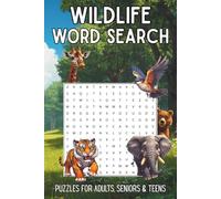 Wildlife Word Search Puzzle Book: Word Searches with Easy to Read Print about Wildlife, Animals, Habitats, Nature and More | 6x9 inches, 110 pages | ... Gifts for Vacations, Holidays, and Free Time