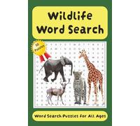 Wildlife Word Search Puzzle Book: Word Searches with Easy to Read Print about Wildlife, Animals, Habitats and More | 6x9 inches, 100pages | 50 ... need for Vacations, Holidays and Free Times