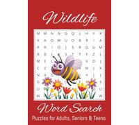Wildlife Word Search Puzzle Book: Word Searches with Easy to Read Print about Wildlife, Animals, Insects and More | 6x9 inches, 110 pages | 50+ ... for Vacations, Holidays, Travel & Free Times