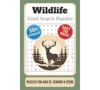 Wildlife Word Search Puzzle Book: Word Searches with Easy to Read Print about Wildlife, Animals, Nature, and More | 6x9 inches, 110 pages | 50+ puzzles … Gift for Vacations, Holidays and Free Times