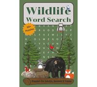 Wildlife Word Search Puzzle Book: Word Searches with Easy to Read Print about Wildlife, Animals, Nature, and More | 6x9 inches, 110 pages | 50+ Puzzles...Gifts for Vacations, Holidays, and Free Times