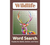 Wildlife Wordsearch Puzzles: Wildlife Puzzles with Easy to Read Print about X, Y, Z and More | 6x9 inches, 110 pages | 50 + puzzles ... Great gift for vacations, Holidays, and leisure time
