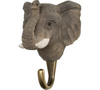 WILDLIFEGARDEN Gancho de elefante tallado a mano, colección África, gancho de pared de madera resistente con figura artesanal realista, fácil de instalar, diseñado en Suecia