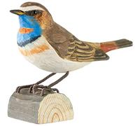 WILDLIFEGARDEN Wildlife Garden WG433 DecoBird - Pájaro decorativo de madera tallada a mano - Pequeñas aves europeas