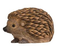 WILDLIFEGARDEN Wildlife Garden - Erizo (WG5946) - Animal decorativo tallado a mano, hecho de madera de tilo