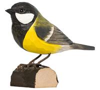 WILDLIFEGARDEN Wildlife Garden WG403 DecoBird - Pájaro decorativo de madera tallada a mano - Pequeñas aves europeas