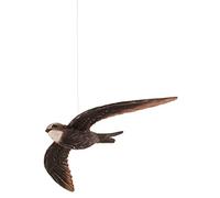 WILDLIFEGARDEN Wildlife Garden WG422 DecoBird Vencejo - Pájaro decorativo tallado a mano de madera - Pájaros voladores