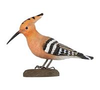 WILDLIFEGARDEN Wildlife Garden WG4472 DecoBird Abubilla - Pájaro decorativo tallado a mano de madera - Grandes pájaros europeos