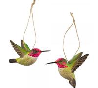WILDLIFEGARDEN Wildlife Garden WG4675 DecoBird Annakolibri - Pájaros decorativos tallados a mano de madera América del Norte