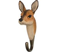WILDLIFEGARDEN Wildlife Garden WG507 - Gancho de Madera y Metal Tallado a Mano, diseño de Animales
