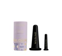 WILDLING Lumin Cupping Set I Herramientas de ventosas faciales para disminuir la hinchazón, aumentar la producción de colágeno, esculpir mejillas + barbilla, desintoxicar + eliminar brotes