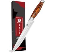 WILDMOK Cuchillo Trinchador de 21 cm Cuchillo de Filetear Cuchillo para Carne de Acero Alemán de con Mango de Pakkawood