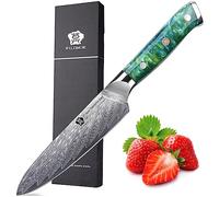 WILDMOK Cuchillo utilitario de cocina, Super Sharp Ultimate Cuchillo multiusos para rebanar, picar, picar Cuchillo utilitario de cocina con caja de regalo