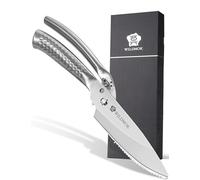 WILDMOK Tijeras de cocina para aves de corral resistentes 27,4 cm - Tijeras para aves de corral multifuncionales de acero inoxidable, tijeras de cocina para todo uso ultra afiladas