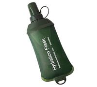 WILDREEDS Botella de agua suave plegable de TPU de 250 ml, para paquete de hidratación, chaleco para correr, botella de agua plegable para senderismo, ciclismo, escalada, 1 unidad, color verde