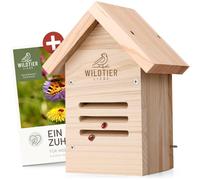 wildtier liebe Casa de mariquitas resistente a la intemperie y sin tratar, de madera maciza, hotel para insectos, hotel de mariquitas, hotel para insectos, hote