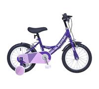Wildtrak - Bicicleta 14 pulgadas para niñas de 3 a 5 años con ruedines - Lila