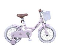 WildTrak Chic-Bicicleta Heritage de 14 Pulgadas para niños de 3 a 5 años con Ruedas de Entrenamiento-Rosa, Pequeña