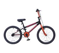 Wildtrak - Rogue BMX - Bicicleta de 20 Pulgadas para niños de 7 a 9 años, Frenos Ajustables - Negro y Rojo