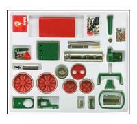 Wilesco - Bausatz Dampfwalze. Rot/grun Old Smoky D375 Toy NUEVO