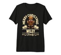Wiley Family - Disfraz navideño de Hombre de Jengibre a Juego Camiseta Premium