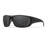 Wiley X Acome08 Wx Omega Captivate Sunglasses-Polarized Grey Gafas De Sol, Matte Black, One Size Unisex