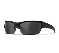 Wiley X - Gafas de sol unisex Wx Valor, color negro mate, gris ahumado, talla pequeña/grande