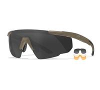 Wiley X Saber Advanced Gafas De Sol, Gris Humo, One Size Unisex
