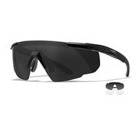 Wiley X Saber Advanced Gafas De Sol, Smoke Grey + Transparent, One Size Unisex
