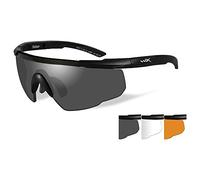 Wiley X Saber Advanced Smoke Grey/Yellow Matte Black Frame