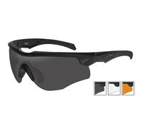Wiley X WX Rogue Comm Gafas Smoke Grey Claro Light Rust Lentes Mate Negro Montur