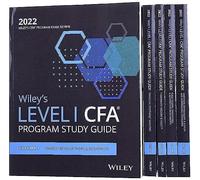 Wiley′s Level I CFA Program Study Guide 2022: Complete Set