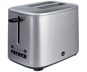 Wilfa CLASSIC Tostadora - De acero inoxidable, ajustes de temperatura regulables con función de descongelación, recalentamiento y apagado, plateada