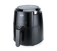 Wilfa CRISPIER Freidora de aire caliente - Ajuste de temperatura variable hasta 200 grados Celsius, 3,5 litros de capacidad, negra