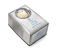Wilfa VANILLA Heladera - Ice Cream Maker para helados, sorbetes y yogur helado congelado, 1,5 litros de capacidad, con compresor, color plateado