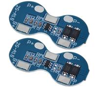 Wilgure 1/2 Uds 2S 7 4 V batería carga protección placa para 2S 4A carga para vehículos eléctricos sobrecarga sobre descarga