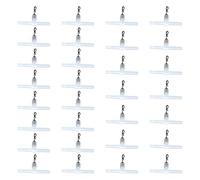 Wilgure 30 aparejos de pesca para carpa con ramas en forma de T, antienredos, para agua dulce y salada, antienredos con gancho giratorio