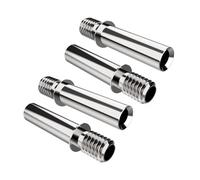Wilgure 4 piezas de acero inoxidable resistente Heatbreak para impresora 3D Ender3Neo Extrusora Hotend Heat Break todo metal boquilla de cuello Heatbreak Tubos Set 4 piezas Original Acero inoxidable