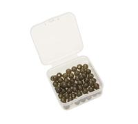 Wilgure 50 topes de pesca flexibles con plan de marcado, 3 medidas para una ejecución suave de las perlas de pesca en varios tamaños