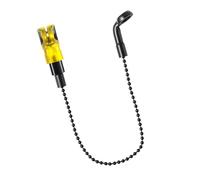 Wilgure Accesorio de alarma portátil para pesca con mordeduras de carpa, indicadores de alarma para amantes al aire libre, sistema de advertencia de mordeduras de peces sensibles