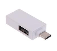 Wilgure Adaptador USB C a USB tipo C macho a USB 2.0 hembra OTG adaptador para transferencia de datos convertidor de carga para portátil