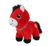 Wilgure Año De Los Caballos Signo del Zodiaco Muñeca de Peluche Simboliza la felicidad y la prosperidad Relleno de Algodón Suave Relleno de Algodón Hogar Oficina Decoración Caballo de la