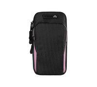 Wilgure Brazalete deportivo de malla transpirable, soporte para teléfono para 4 dispositivos de 7 a 6 5 pulgadas, actualizaciones, correas ajustables para actividades al aire libre, deportes, funda