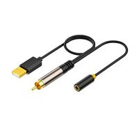 Wilgure Cable adaptador SPDIF a 3 de alta resolución para sistemas de sonido de cine en casa para consolas de videojuegos smartphones