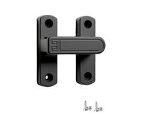 Wilgure Cerradura de puerta ajustable resistente sin taladrar con adhesivo y montaje de tornillo para casas de alquiler, cerraduras de seguridad, funcionamiento silencioso, cerradura de puerta de