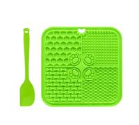 Wilgure Comedero para mascotas, apto para alimentos, recipiente con ventosa para alimentación lenta, base antideslizante que evita comer en exceso, mantiene la zona limpia y antideslizante