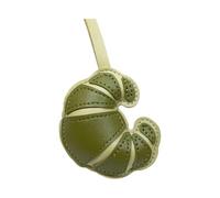 Wilgure Croissants Llavero Encanto Para Mujeres Bolsa Estética Colgante Monedero Bolso Mochila Accesorios Día de San Valentín Regalos Bolsa de Encantos Accesorios, Matcha