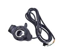 Wilgure El acelerador de acelerador de acelerador de pulgar tiene un indicador de batería para la modificación de bicicletas eléctricas con palanca de acelerador de bicicleta eléctrica fácil de